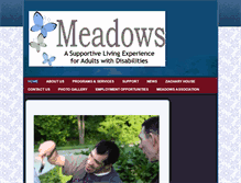 Tablet Screenshot of meadowsresidential.com